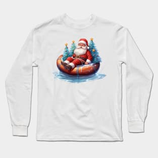 Funny Santa Claus #4 Long Sleeve T-Shirt